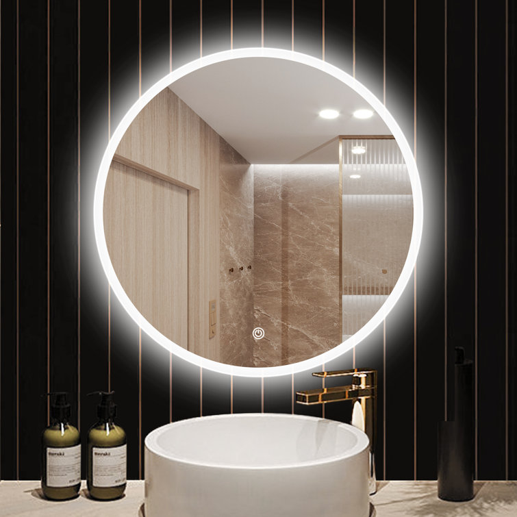 Bathroom Mirror With Demister Pad Rispa